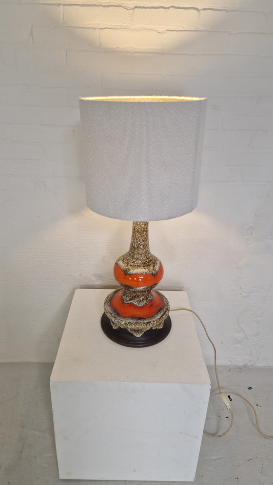 Image 1 of Cool vintage ceramic lamp, 70s