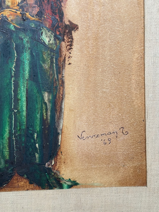 Image 1 of Tony Venneman (XX) - tres figuras, 1969. Art brut