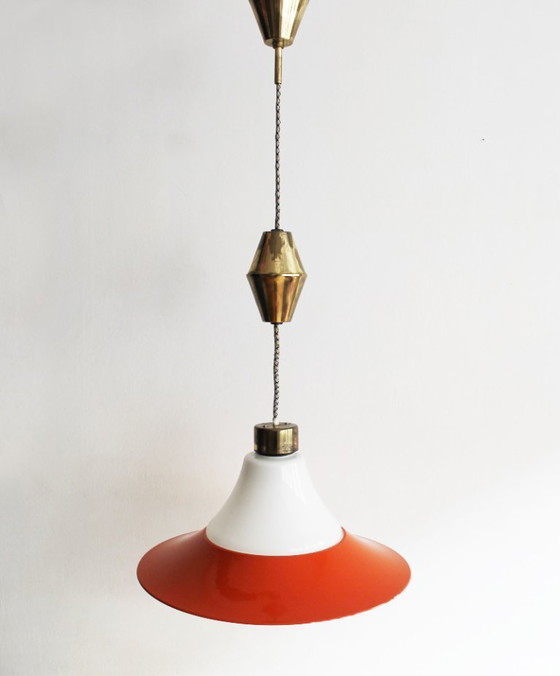 Image 1 of Vintage 1960s Adjustable Ceiling Lamp