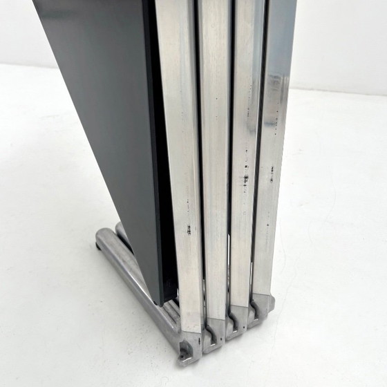 Image 1 of Black Plana Folding Table by Giancarlo Piretti for Castelli, 1970s