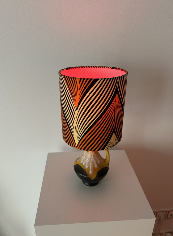 Image 1 of Typische vaaslamp uit de jaren 70 - draadloos - geschikt voor gebruik buitenshuis