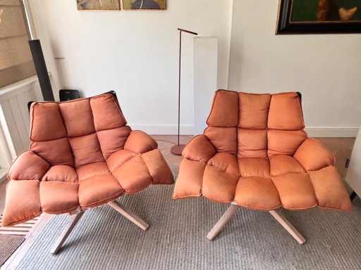 B&B Italia 2 sedie Husk – stoelen fauteuils, Plastic, Textile