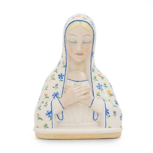 Ceramic sculpture “Madonna” by Pietro Spertini for Lenci, 1930s