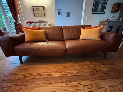 Leolux Bellice leather sofa