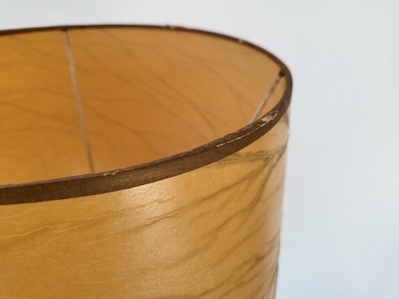 Image 1 of Vintage Arlus House Table Lamp, 1950s, Brass & Steel, 1950s Rockabilly