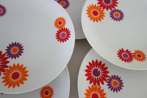 8 piatti da dessert Seltmann Weiden West Germany anni '70 – Stoviglie, Porcelain (photo 3 of 11)