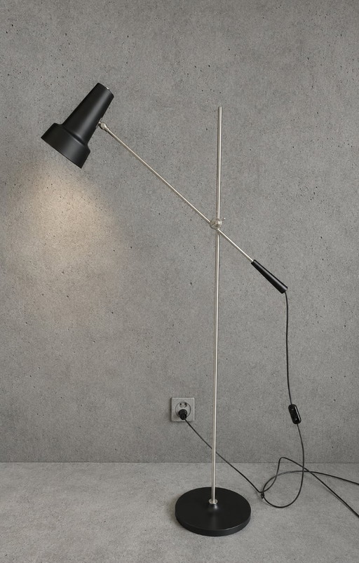 Vintage Hengellamp - Willem Hagoort | Model 329 - Jaren 60 – vloerlampen, Metal