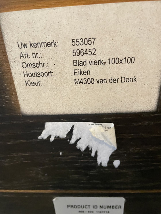 Image 1 of Leolux salontafel Faya Lobi 100x100x 26 bruin