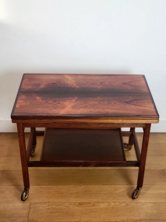 Image 1 of Carro extensible de diseño danés de Kurt Østervig para Jason Møbler en palisandro