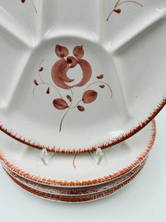 Lot de 4 Assiettes Saint-Amand Modèle Anna – Saint Amand, Vaisselle, Ceramic (photo 6 of 8)