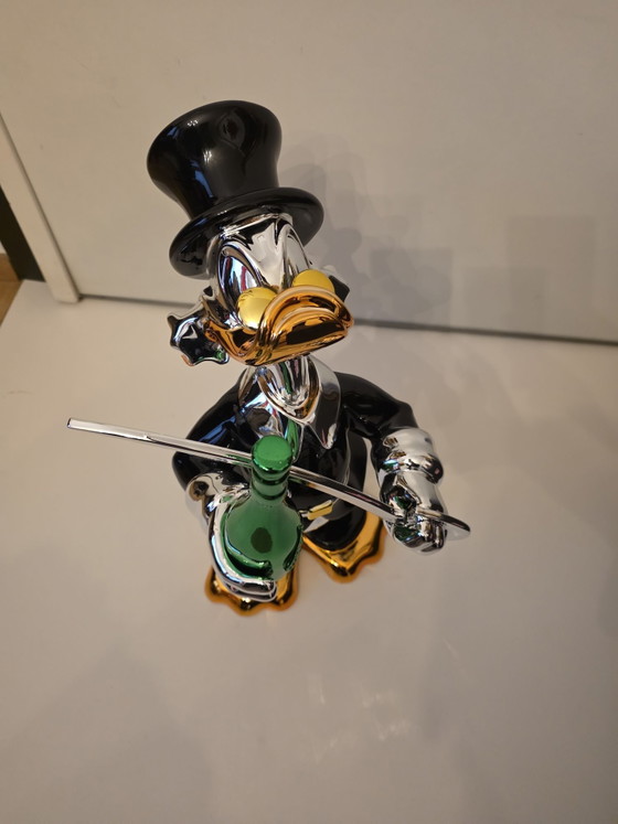 Van Apple Art, Pop the Champagne, Limitato (10/25), Con COA & Scatola, Sculture, Cromo, Plastica, Nero (foto 2 di 9)