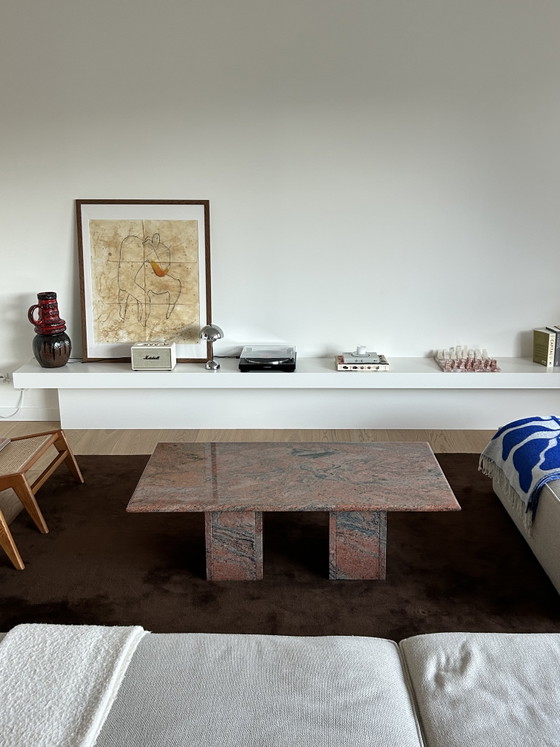 Image 1 of Table basse vintage en granit, Italie, années 1970