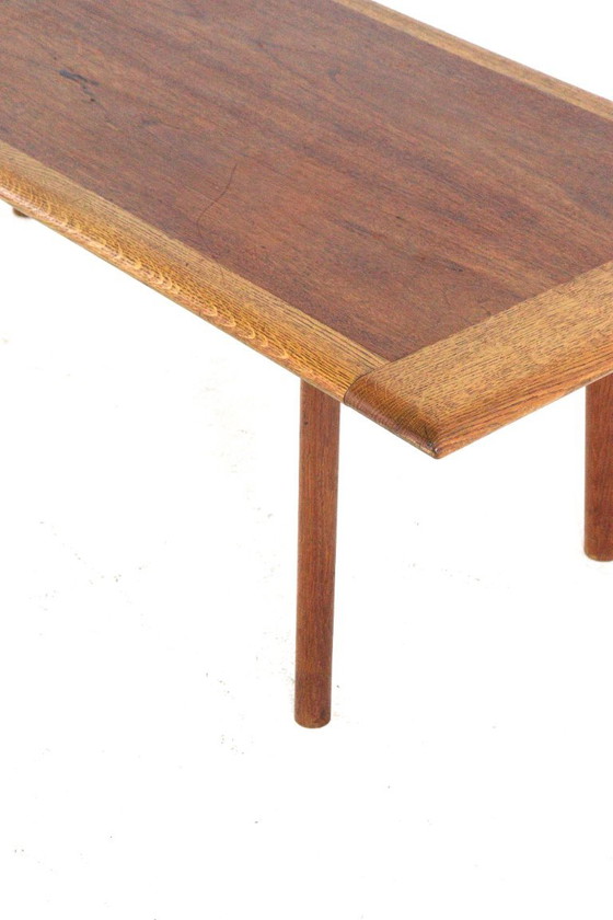 Tavolino da caffè vintage in teak e rovere, restaurato, stile metà secolo. – Tavolini da caffè, Wood (photo 17 of 17)