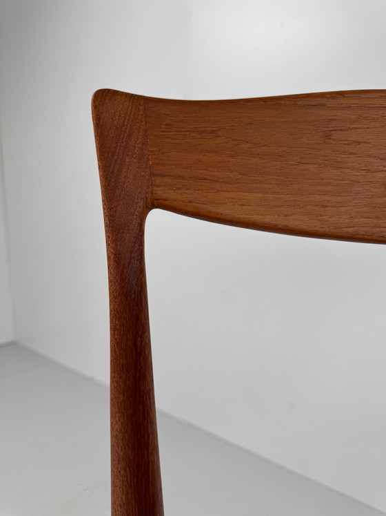 Image 1 of Set of 5 Danish Dining Chairs, attributed to Arne Hovmand-Olsen, Denmark, 1960s