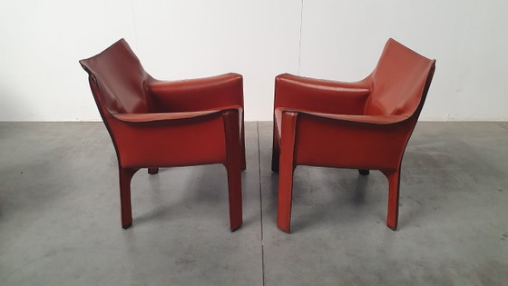 Mario Bellini Cassina CAB Lounge Chaises Design Vintage – Fauteuils, Leather (photo 10 of 21)