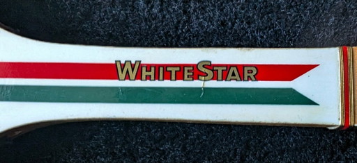 Raqueta Donnay White Star de los años 70 (fabricada en Bélgica) – decoratieve objecten, Leather, Wood (photo 2 of 9)