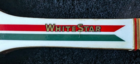 Raqueta Donnay White Star de los años 70 (fabricada en Bélgica) – Objetos decorativos, Leather, Wood (photo 2 of 9)
