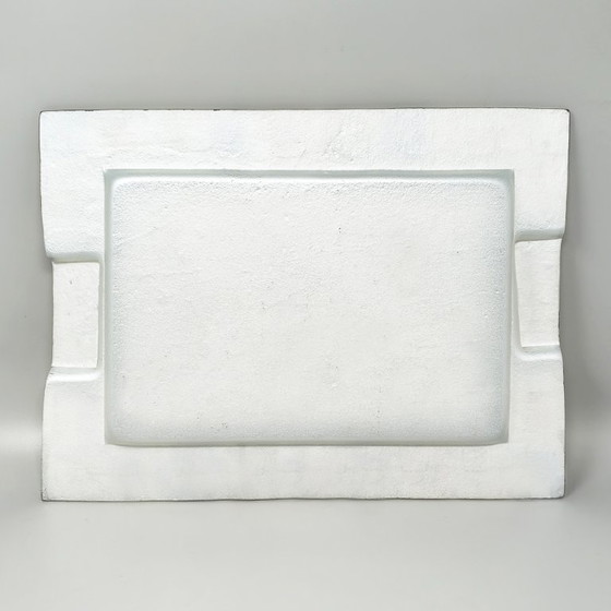Image 1 of Plateau étonnant des années 1970, signé Albatros, en verre de Murano. Fabriqué en Italie.
