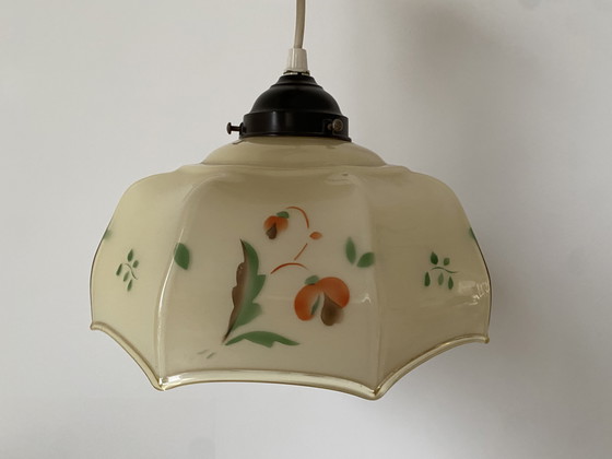 Image 1 of Lampada a sospensione Art Déco vintage - Francia.