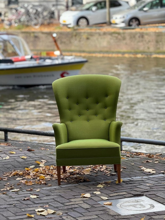 Image 1 of Frits Henningsen Armchair "Heritage Chair" by Carl Hansen, Vintage 2013