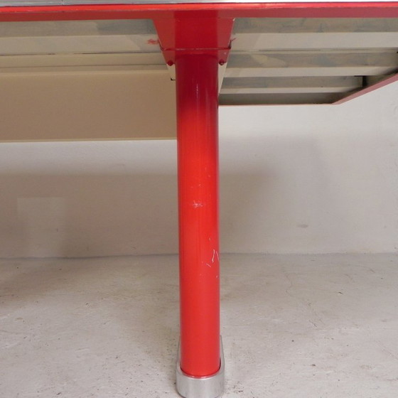 Ahrend Oda dining table, desk, with aluminum edge, 1950s – Plastic, Metal (photo 26 of 29)