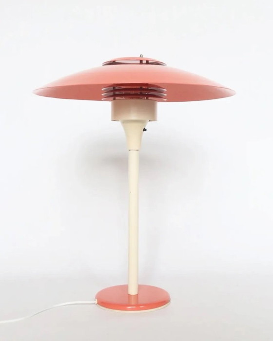 Image 1 of Lampada da tavolo vintage Lyfa color rosa salmone, design danese