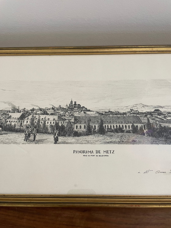 Magnificent lithograph of Metz, signed C. MASSON 1975 – Lithographs & prints (photo 4 of 6)