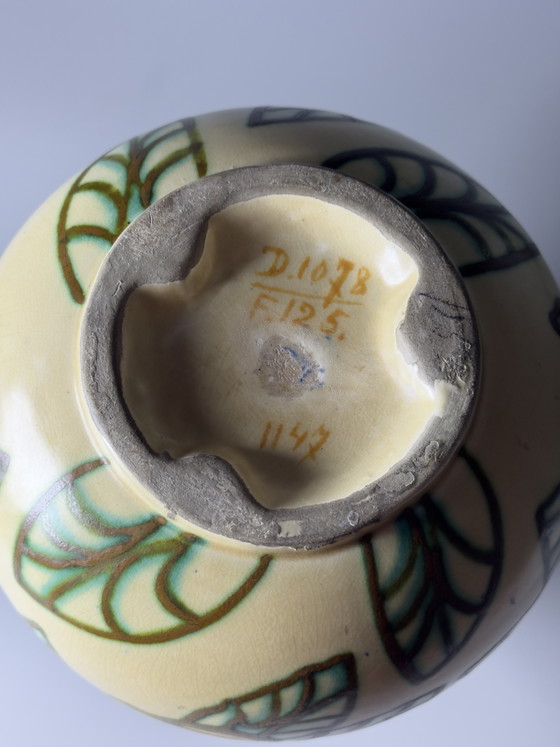 Image 1 of Boch Frères Keralux Art Deco Vase by Charles Catteau – Belgium, ca. 1925–1930