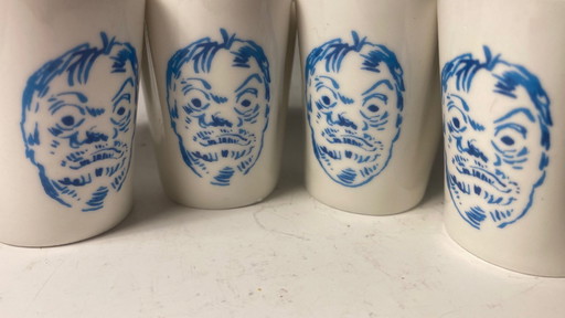 Juego de cuatro hueveras de cerámica – Jurriaan van Hall (2005)