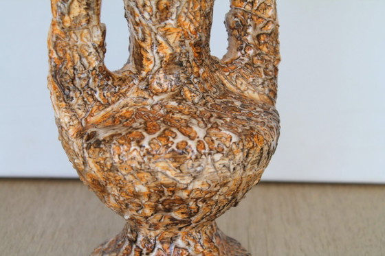 Image 1 of Fat Lava vase Ilkra model 1028 amforavase from the sixties