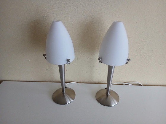 Image 1 of Mushroom Lampjes – Bedlampjes – Trio Leuchten – Vintage