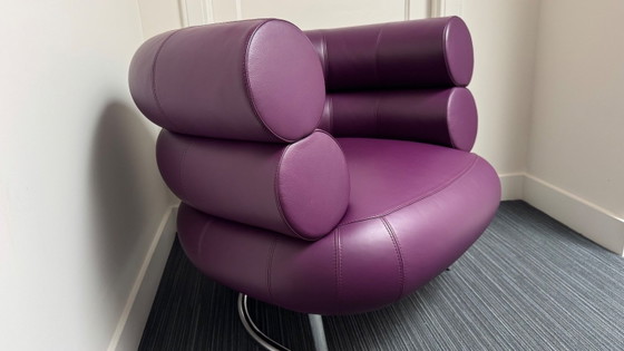 Image 1 of Originele ClassiCon Bibendum - Eileen Gray, Paars leer, Gecertificeerd P90159