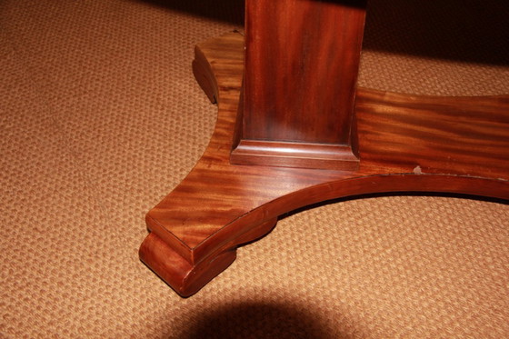 Image 1 of ovale console tafel empire stijl