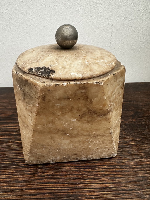 Tabatière en Marbre Art-Deco