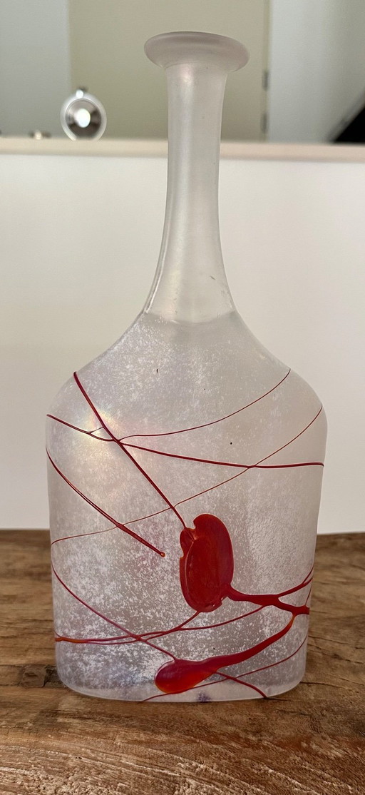 Scandinavian glass art vintage Bertil Vallien for Kosta Boda
