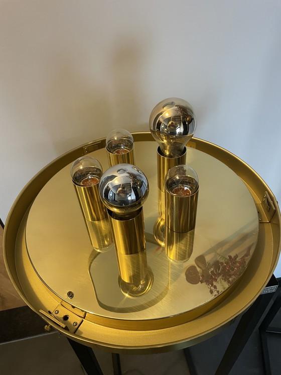 Image 1 of Schitterende Limburg grootste glazen plafondlamp type 2990