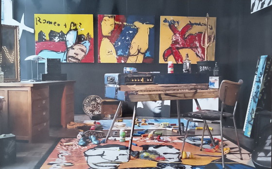 Image 1 of Photo from Herman Brood's art studio