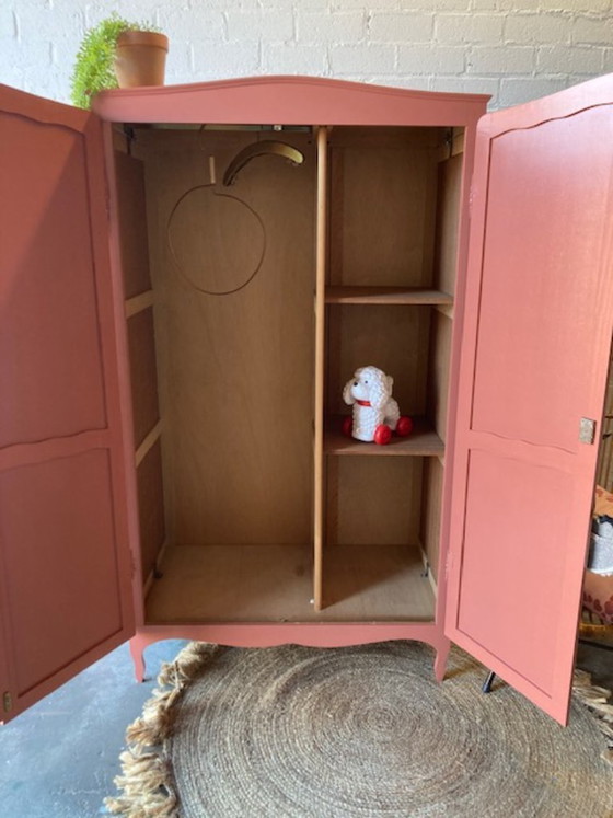 Image 1 of Vintage antique girls' wardrobe, restyled wardrobe