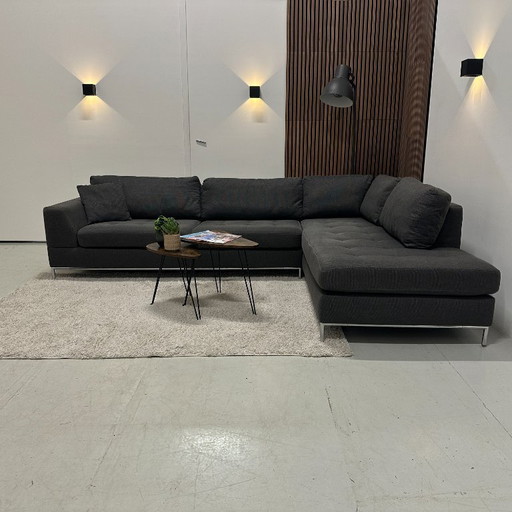 Sofá esquinero gris antracita 300x218cm