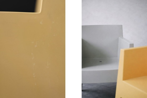 Image 1 of Vintage Mid-Century Italian Modern Atlantide Collection Toy Plastic Chairs by Philippe Starck for Driade, 1990, Set of 4