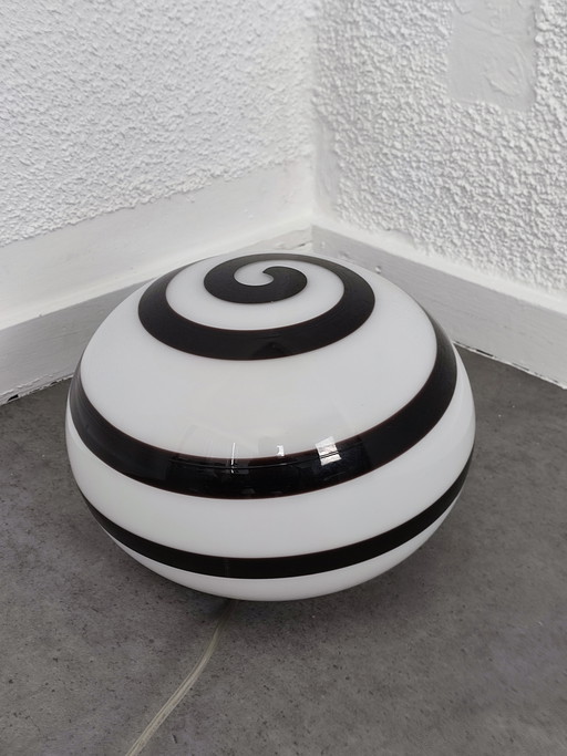 Ilu Di Vetro 80's zebra Lamp (M)