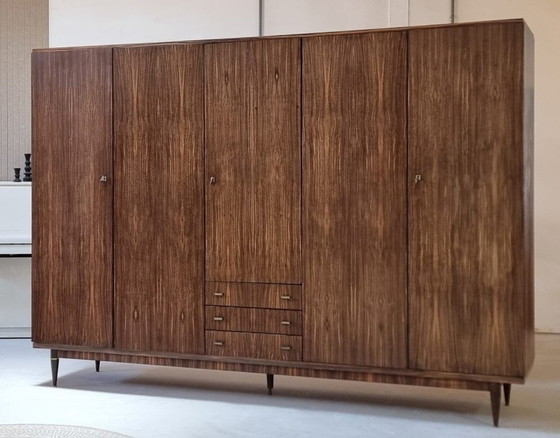 Image 1 of Mid Century kledingkast