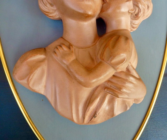 Image 1 of Vintage G. Carli sculptuur als wanddecoratie.
