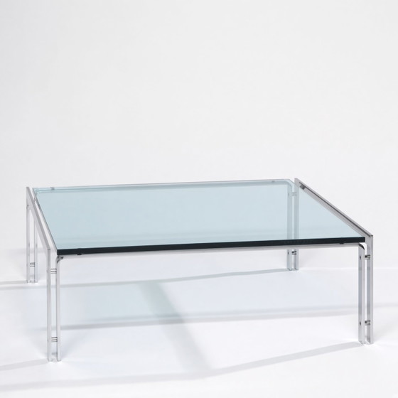 Hank Kwint Metaform M-1 Coffee Table – Glass, Metal (photo 2 of 6)