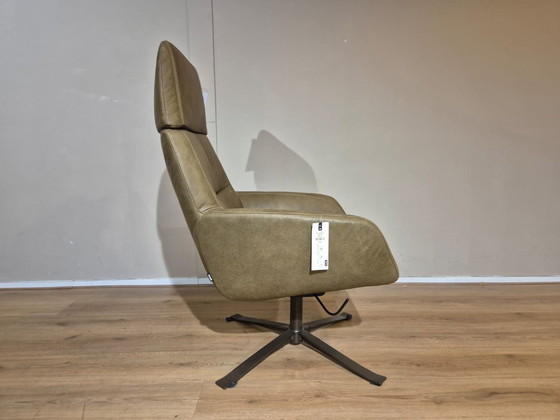 Image 1 of Modello da esposizione Montel Rolf Recliner regolabile - Olive - Pelle