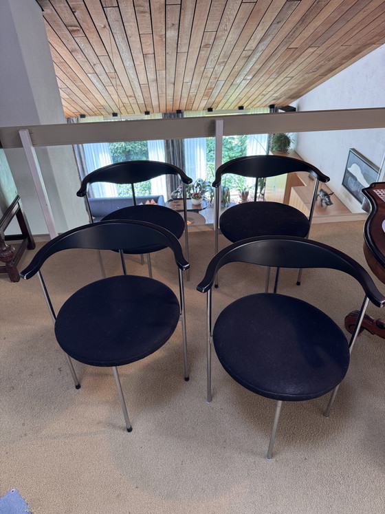 Image 1 of 4x Fritz Hansen stoelen
