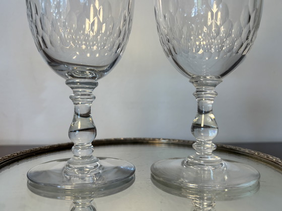 Image 1 of 2 copas de agua Baccarat m.Richelieu 