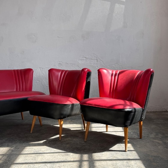 Image 1 of Conjunto de sofá y sillón húngaro "Sky" de mediados de siglo, 1960.