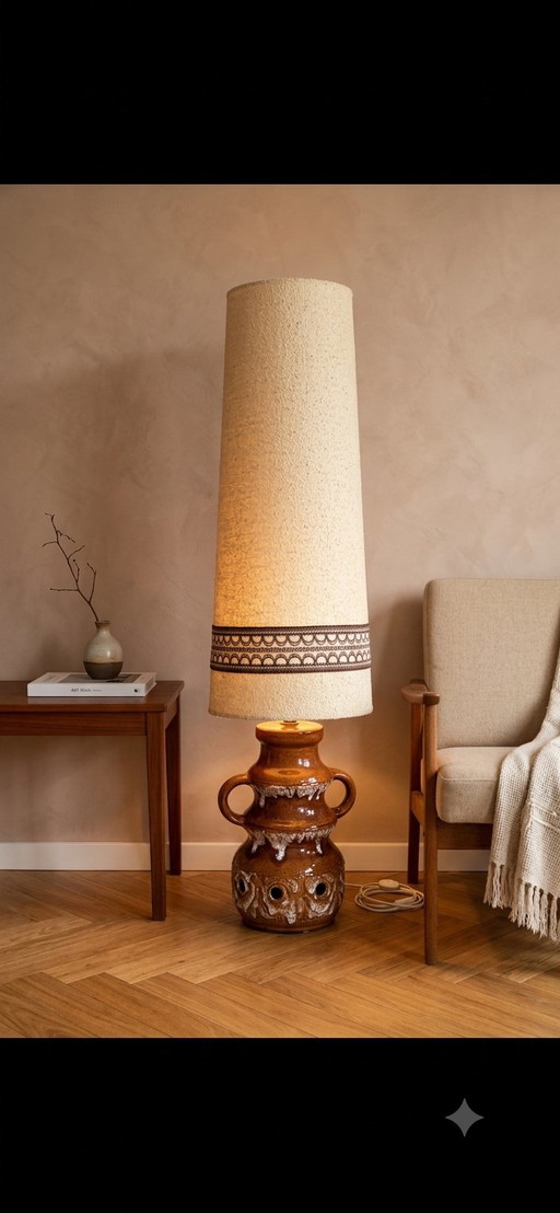 Lampada vintage degli anni '70-'80 – tafellampen, Ceramic