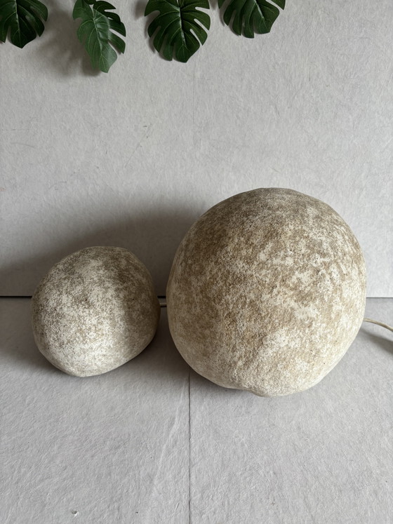 Image 1 of Vintage Falkenberg ‘Moon Rock’ Lamps 1980s
